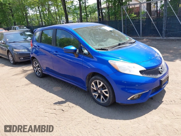2015 Nissan Note SV with VIN 3N1CE2CP4FL429823, listed as a IAAI auction lot 42176430 with 84,953 mi miles and . Bid and sale history available at DreamBid. Image 1.