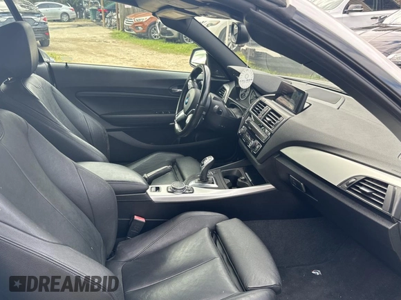 2015 BMW 2 Series M235i with VIN WBA1M1C56FV393758, listed as a Copart auction lot 81534244 with 51,015 mi miles and Salvage Title. Bid and sale history available at carsss.com. Image 5.