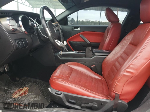 2007 Ford Mustang GT Deluxe with VIN 1ZVHT82H575269780, listed as a Copart auction lot 86815414 with 166,754 mi miles and Salvage Title. Bid and sale history available at carsss.com. Image 7.