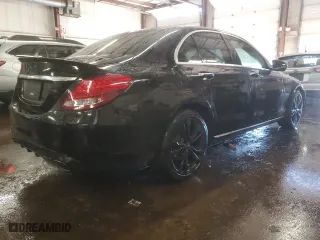 2018 Mercedes-Benz C-Class C 300 with VIN 55SWF4KB2JU281198, listed as a Copart auction lot 46138245 with 86,254 mi miles and Salvage Title. Bid and sale history available at carsss.com. Image 3.