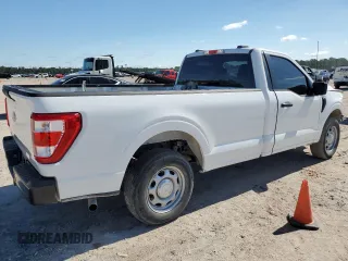 2023 Ford F-150 XL with VIN 1FTMF1CB2PKF50639, listed as a Copart auction lot 56334885 with 42,790 mi miles and Salvage title. Bid and sale history available at DreamBid. Image 3.