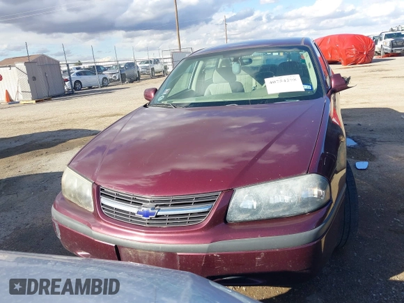 2004 Chevrolet Impala with VIN 2G1WF52E649387334, listed as a IAAI auction lot 40754298 with 216,092 mi miles and . Bid and sale history available at carsss.com. Image 12.