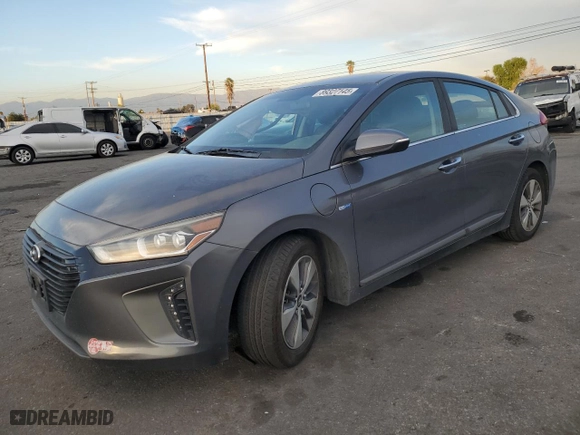 2018 Hyundai Ioniq Plug-In Hybrid Limited with VIN KMHC75LDXJU075248, listed as a Copart auction lot 89327145 with NaN miles and Salvage Title. Bid and sale history available at carsss.com. Image 1.