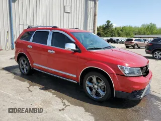 2017 Dodge Journey Crossroad Plus with VIN 3C4PDCGB3HT579463, listed as a Copart auction lot 53193205 with 131,989 mi miles and Salvage title. Bid and sale history available at DreamBid. Image 4.