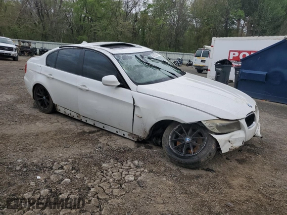 2010 BMW 3 Series 328i with VIN WBAPH7G57ANM50831, listed as a Copart auction lot 50303545 with 162,308 mi miles and Salvage Title. Bid and sale history available at carsss.com. Image 4.