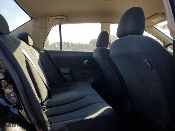 2010 Nissan Versa S with VIN 3N1BC1APXAL389593, listed as a Copart auction lot 52140555 with 110,438 mi miles and Non Repairable. Bid and sale history available at DreamBid. Image 10.
