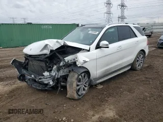 2018 Mercedes-Benz GLE 350 with VIN 4JGDA5HB2JB076077, listed as a Copart auction lot 51544465 with 49,969 mi miles and Salvage Title. Bid and sale history available at DreamBid. Image 1.
