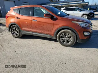 2014 Hyundai Santa Fe Sport with VIN 5XYZU3LB7EG185515, listed as a Copart auction lot 42679185 with 140,742 mi miles and Salvage Title. Bid and sale history available at carsss.com. Image 4.