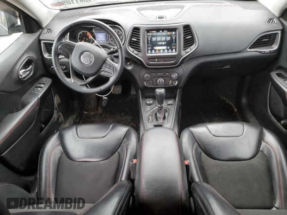 2020 Jeep Cherokee Trailhawk z VIN 1C4PJMBN6LD518073, wystawiony jako Copart lot #43611095 z przebiegiem 39 947 mil mil oraz Szkoda całkowita • Salvage title. Historia ofert i sprzedaży dostępna na DreamBid. Obrazek 8.