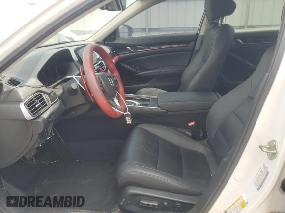 2020 Honda Accord EX-L with VIN 1HGCV2F55LA014957, listed as a Copart auction lot 55217755 with 60,218 mi miles and Salvage title. Bid and sale history available at DreamBid. Image 7.