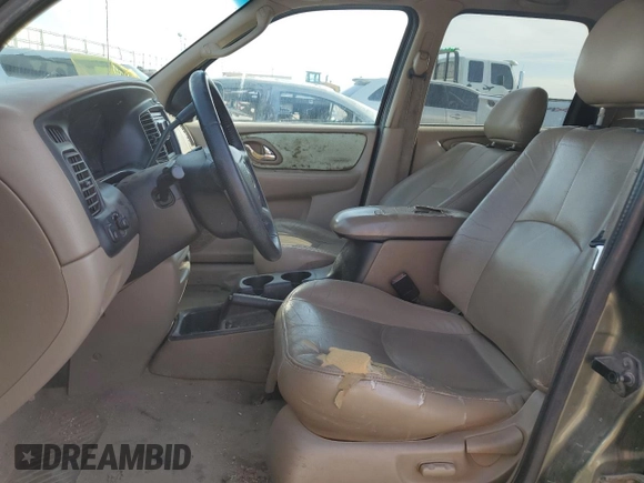 2002 Mazda Tribute LX with VIN 4F2YU09102KM66117, listed as a Copart auction lot 50425755 with 200,902 mi miles and Salvage Title. Bid and sale history available at carsss.com. Image 7.