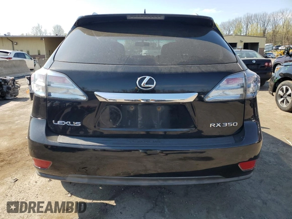 2010 Lexus RX 350 with VIN 2T2BK1BA1AC032196, listed as a Copart auction lot 54130395 with 184,445 mi miles and Salvage Title. Bid and sale history available at carsss.com. Image 6.