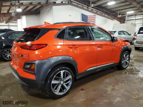 2019 Hyundai Kona Limited with VIN KM8K3CA55KU220091, listed as a Copart auction lot 42152685 with 40,775 mi miles and Clean Title. Bid and sale history available at carsss.com. Image 3.