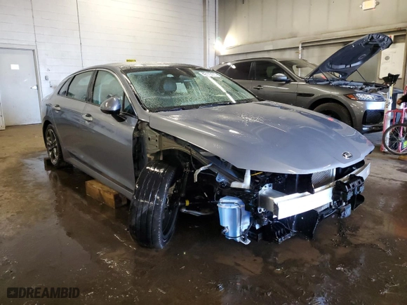 2021 Kia K5 EX with VIN 5XXG34J23MG007185, listed as a Copart auction lot 48175475 with 45,487 mi miles and Salvage Title. Bid and sale history available at carsss.com. Image 4.