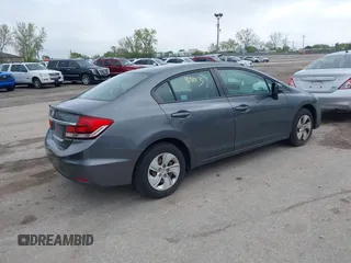 2013 Honda Civic LX with VIN 19XFB2F52DE013882, listed as a IAAI auction lot 42183413 with 217,293 mi miles and . Bid and sale history available at DreamBid. Image 4.