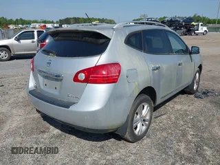 2013 Nissan Rogue S with VIN JN8AS5MV1DW645281, listed as a IAAI auction lot 42035789 with 124,423 mi miles and . Bid and sale history available at DreamBid. Image 4.