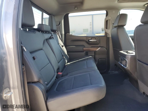 2022 GMC Sierra 1500 SLT with VIN 1GTU9DED6NZ208526, listed as a Copart auction lot 87836935 with 50,864 mi miles and Salvage Title. Bid and sale history available at carsss.com. Image 10.
