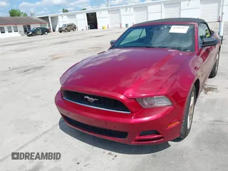 2014 Ford Mustang V6 with VIN 1ZVBP8EM8E5278957, listed as a IAAI auction lot 41996963 with 128,489 mi miles. Bid and sale history available at carsss.com. Image 12.