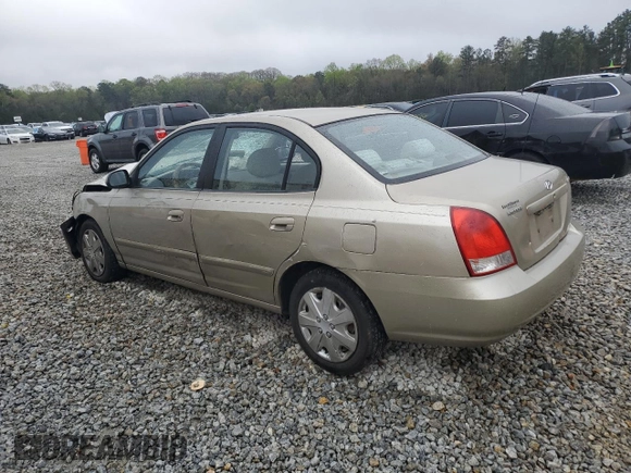 2003 Hyundai Elantra GLS z VIN KMHDN45D43U663926, wystawiony jako Copart lot #50036625 z przebiegiem 152 174 mil mil oraz Szkoda całkowita • Salvage title. Historia ofert i sprzedaży dostępna na DreamBid. Obrazek 2.