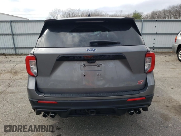 2021 Ford Explorer ST z VIN 1FM5K8GC3MGA55033, wystawiony jako Copart lot #49859815 z przebiegiem Nie podano mil oraz Szkoda całkowita • Salvage title. Historia ofert i sprzedaży dostępna na DreamBid. Obrazek 6.