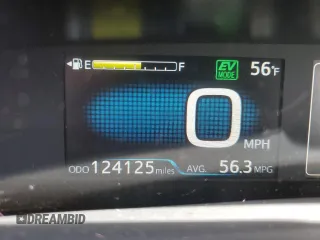 2020 Toyota Prius LE with VIN JTDKARFP3L3153702, listed as a Copart auction lot 44709075 with 124,125 mi miles and Salvage Title. Bid and sale history available at DreamBid. Image 9.