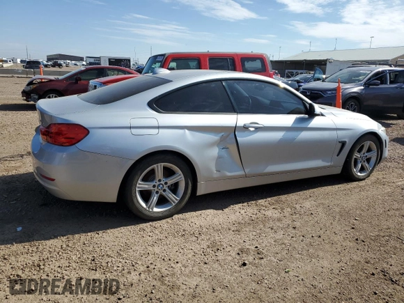 2015 BMW 4 Series 428i with VIN WBA3N7C58FK224819, listed as a Copart auction lot 65544205 with 107,941 mi miles and Clean title. Bid and sale history available at DreamBid. Image 3.
