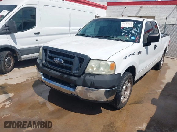 2005 Ford F-150 STX with VIN 1FTRX12W85NB75651, listed as a IAAI auction lot 41789580 with 235,133 mi miles. Bid and sale history available at carsss.com. Image 6.