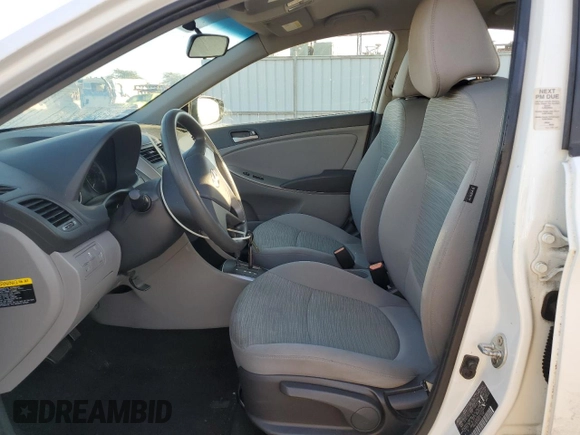 2017 Hyundai Accent SE with VIN KMHCT4AE6HU305959, listed as a Copart auction lot 41490805 with 69,286 mi miles and Non Repairable. Bid and sale history available at carsss.com. Image 7.