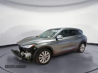 2019 Infiniti QX50 LUXE with VIN 3PCAJ5M33KF122889, listed as a Copart auction lot 50081743 with 36,501 mi miles. Bid and sale history available at carsss.com. Image 1.