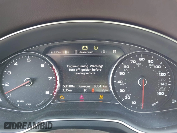 2019 Audi Q7 Premium with VIN WA1AAAF74KD004991, listed as a IAAI auction lot 42180183 with 53,188 mi miles and . Bid and sale history available at DreamBid. Image 7.