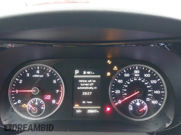 2022 Kia K5 GT-Line z VIN 5XXG64J20NG155965, wystawiony jako IAAI lot #41642454 z przebiegiem 29 647 mil mil oraz . Historia ofert i sprzedaży dostępna na DreamBid. Obrazek 7.