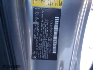 2011 BMW 1 Series 128i with VIN WBAUN1C55BVH83600, listed as a Copart auction lot 86176344 with 0 mi miles and Salvage Title. Bid and sale history available at carsss.com. Image 14.