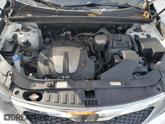 2012 Kia Sorento EX with VIN 5XYKU4A20CG291439, listed as a Copart auction lot 43806635 with 0 mi miles and Salvage Title. Bid and sale history available at carsss.com. Image 12.