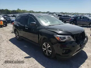 2018 Nissan Pathfinder SL with VIN 5N1DR2MN6JC608724, listed as a Copart auction lot 53090125 with 131,082 mi miles and Salvage title. Bid and sale history available at DreamBid. Image 12.