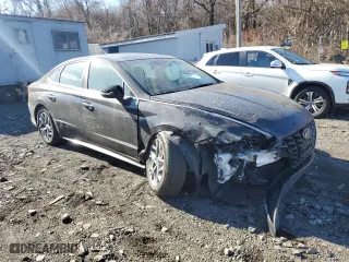 2023 Hyundai Sonata SEL with VIN KMHL14JA8PA282073, listed as a Copart auction lot 46910215 with 26,773 mi miles and Salvage Title. Bid and sale history available at carsss.com. Image 4.
