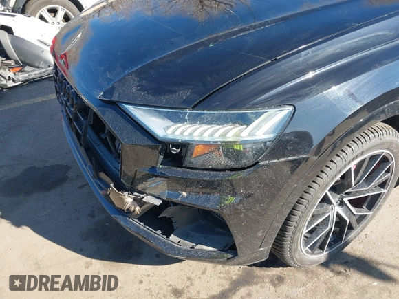 2019 Audi Q8 Prestige with VIN WA1FVAF1XKD031795, listed as a IAAI auction lot 41516515 with 54,407 mi miles and . Bid and sale history available at DreamBid. Image 17.