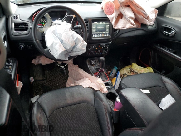 2021 Jeep Compass Trailhawk with VIN 3C4NJDDB3MT515203, listed as a Copart auction lot 52522695 with 78,313 mi miles and Salvage title. Bid and sale history available at DreamBid. Image 8.