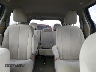 2012 Toyota Sienna LE with VIN 5TDJK3DC8CS033415, listed as a Copart auction lot 89263775 with 221,568 mi miles and Salvage Title. Bid and sale history available at carsss.com. Image 10.