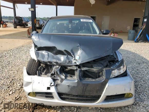 2007 BMW 3 Series 328i with VIN WBAVA33517PV63889, listed as a Copart auction lot 59160945 with 147,664 mi miles and Salvage title. Bid and sale history available at DreamBid. Image 5.