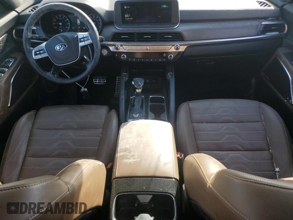 2021 Kia Telluride SX with VIN 5XYP5DHC4MG186986, listed as a Copart auction lot 47409435 with 10,887 mi miles and Salvage title. Bid and sale history available at DreamBid. Image 8.