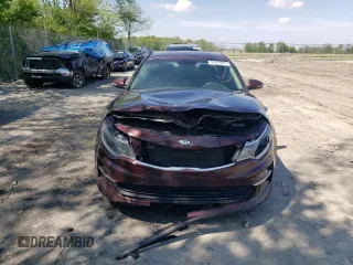 2017 Kia Optima LX with VIN 5XXGT4L31HG173247, listed as a Copart auction lot 55975235 with 169,580 mi miles and Clean Title. Bid and sale history available at carsss.com. Image 5.