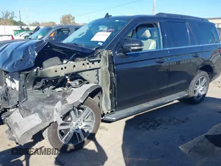 2022 Ford Expedition XLT with VIN 1FMJU1HT1NEA48965, listed as a IAAI auction lot 41157660 with 36,489 mi miles. Bid and sale history available at carsss.com. Image 2.