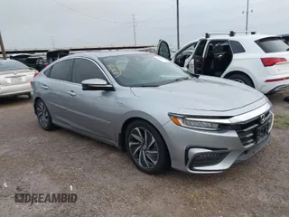2019 Honda Insight Touring with VIN 19XZE4F96KE007485, listed as a IAAI auction lot 41946494 with Not Provided miles and . Bid and sale history available at DreamBid. Image 1.