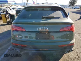 2021 Audi SQ5 Sportback Prestige with VIN WA134AFY1M2091675, listed as a Copart auction lot 80514314 with Not provided miles and Salvage title. Bid and sale history available at DreamBid. Image 6.