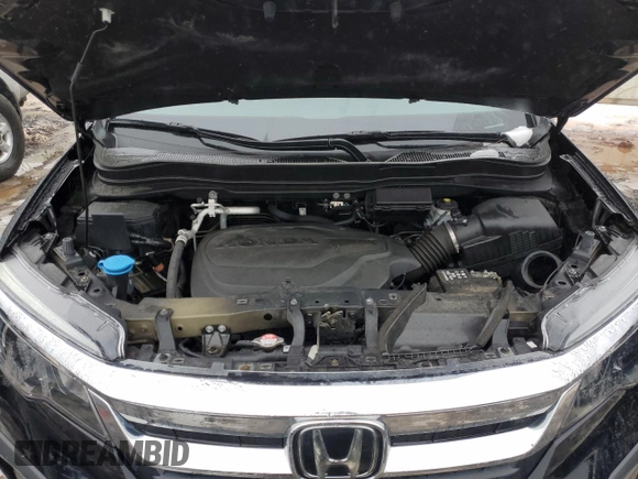2022 Honda Pilot EX-L with VIN 5FNYF6H52NB009313, listed as a Copart auction lot 44105495 with 67,254 mi miles and Salvage Title. Bid and sale history available at carsss.com. Image 12.