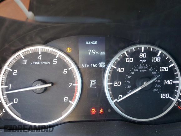 2016 Acura RDX Tech Pkg with VIN 5J8TB4H59GL023754, listed as a Copart auction lot 42636925 with 160,185 mi miles and Salvage Title. Bid and sale history available at carsss.com. Image 9.