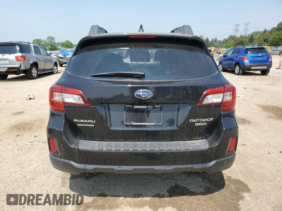 2017 Subaru Outback Limited with VIN 4S4BSENC4H3314324, listed as a Copart auction lot 59733205 with 105,518 mi miles and Clean title. Bid and sale history available at DreamBid. Image 6.
