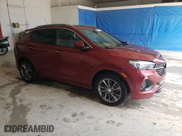 2022 Buick Encore GX Essence with VIN KL4MMGSL6NB033404, listed as a Copart auction lot 60215505 with 30,038 mi miles and Salvage title. Bid and sale history available at DreamBid. Image 4.