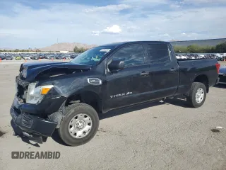 2017 Nissan Titan with VIN 1N6AA1F11HN501496, listed as a Copart auction lot 66340554 with 110,985 mi miles and Salvage title. Bid and sale history available at DreamBid. Image 1.