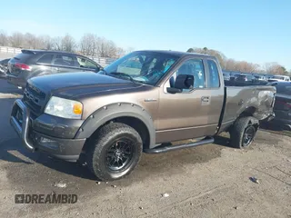 2005 Ford F-150 XL with VIN 1FTRF12245KC49536, listed as a IAAI auction lot 41666376 with 182,361 mi miles. Bid and sale history available at carsss.com. Image 14.